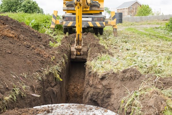 Drainage Trench Installation in Yakima